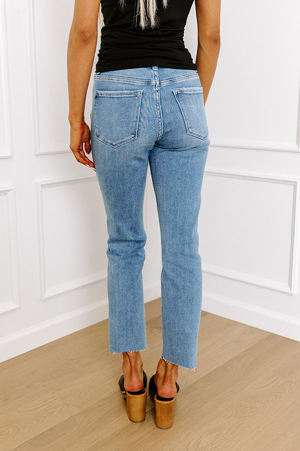 Lovervet Lainey High Waist Distressed Straight Leg Jean Image - 2