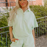 Casual Ease Sweatshirt in Mint Image - 1