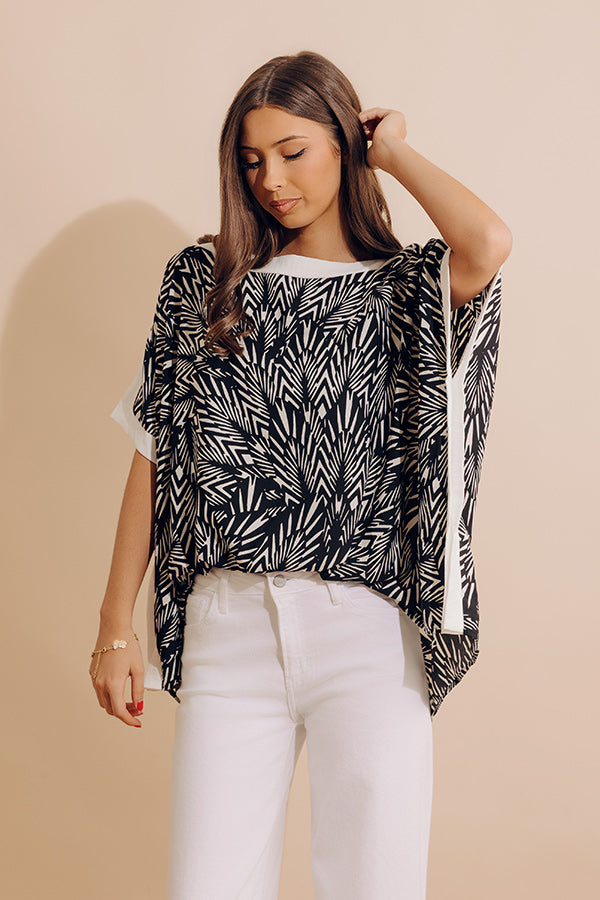 First Class Boarding Caftan Shift Top Image - 1