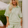 Casual Ease Sweatshirt in Mint Curves Image - 1
