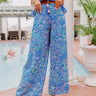 Set For Vacay High Waist Pants in Cobalt Blue Image - 1