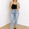 Lovervet Alaina High Waist Distressed Straight Leg Jean Curves Image - 1