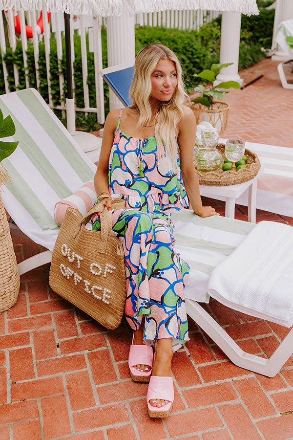 Set For Vacay Tank in Kelly Green Image - 1