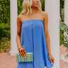 Vegas Weekend Romper in Ocean Blue Image - 1