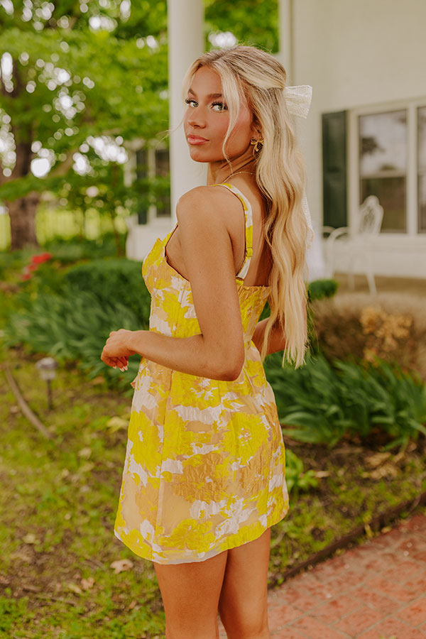 Gorgeous Smile Jacquard Mini Dress Image - 2