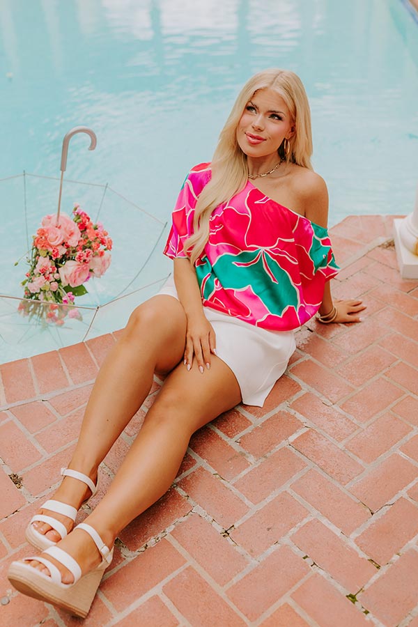 Miami Happy Hour Asymmetrical Top Curves Image - 2