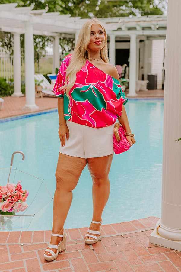 Miami Happy Hour Asymmetrical Top Curves Image - 1