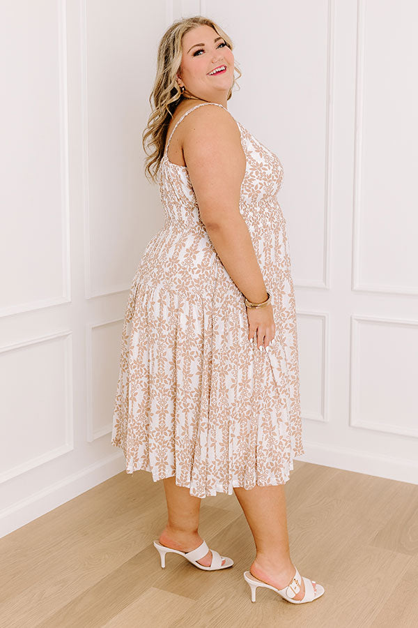 Sunkissed Silhouettes Floral Midi Curves Image - 4