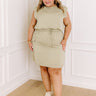 Central Park Stroll Cargo Mini Dress Curves Image - 1
