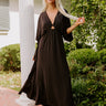 Tulum Vacay Maxi Dress in Black Image - 1
