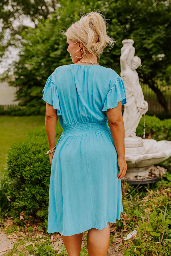 Farmer's Market Ready Linen-Blend Mini Dress Image - 4
