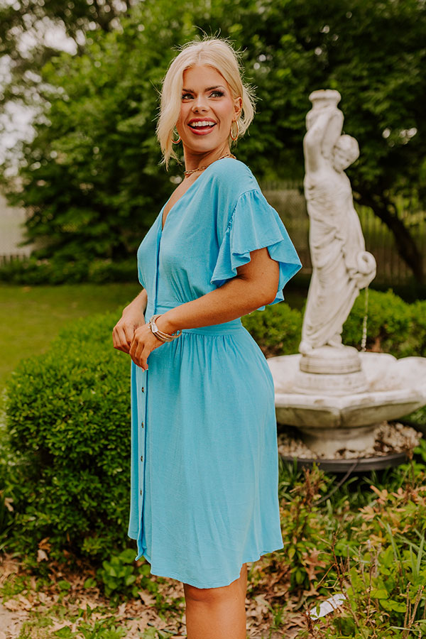 Farmer's Market Ready Linen-Blend Mini Dress Image - 3