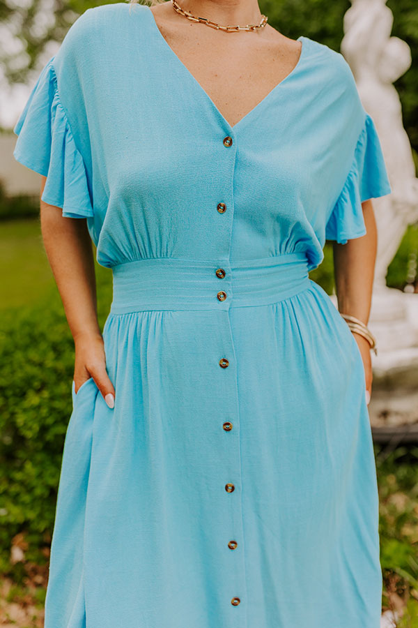Farmer's Market Ready Linen-Blend Mini Dress Image - 2