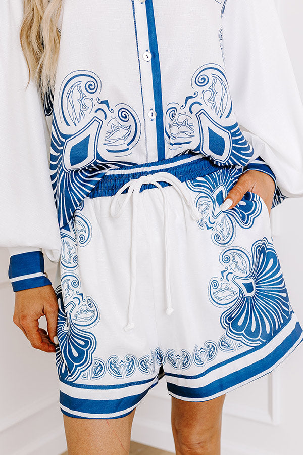 Discover Paradise High Waist Shorts Image - 4
