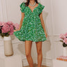 Tropical Bungalow Babydoll Mini Dress Image - 1