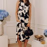 Art Gallery Meet Up Button Down Midi Image - 1
