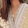 Catalina Coastline Layered Necklace in Ivory Image - 1