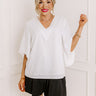 Simply Perfect Shift Top In White Image - 1