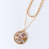 Catalina Coastline Layered Necklace in Abalone Shell Image - 1