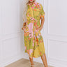 Sunny Day Stroll Floral Midi Image - 1