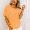 All The Vibes Tee in Orange Image - 1