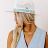 Sunny Refresh Woven Fedora in White Image - 1