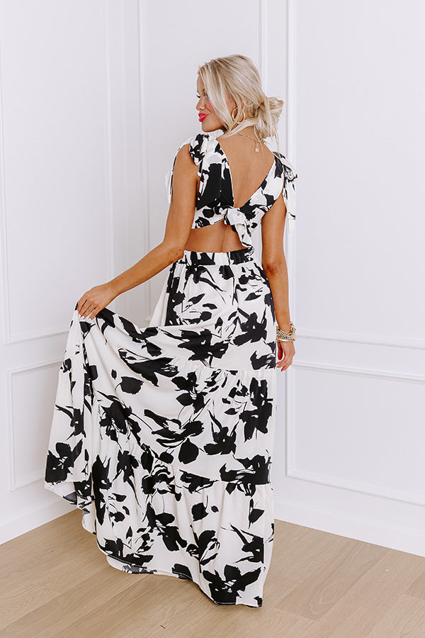 Tea Garden Party Maxi Dress in Cream Image - 2