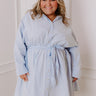 Feeling Social Button Down Mini Dress Curves Image - 1