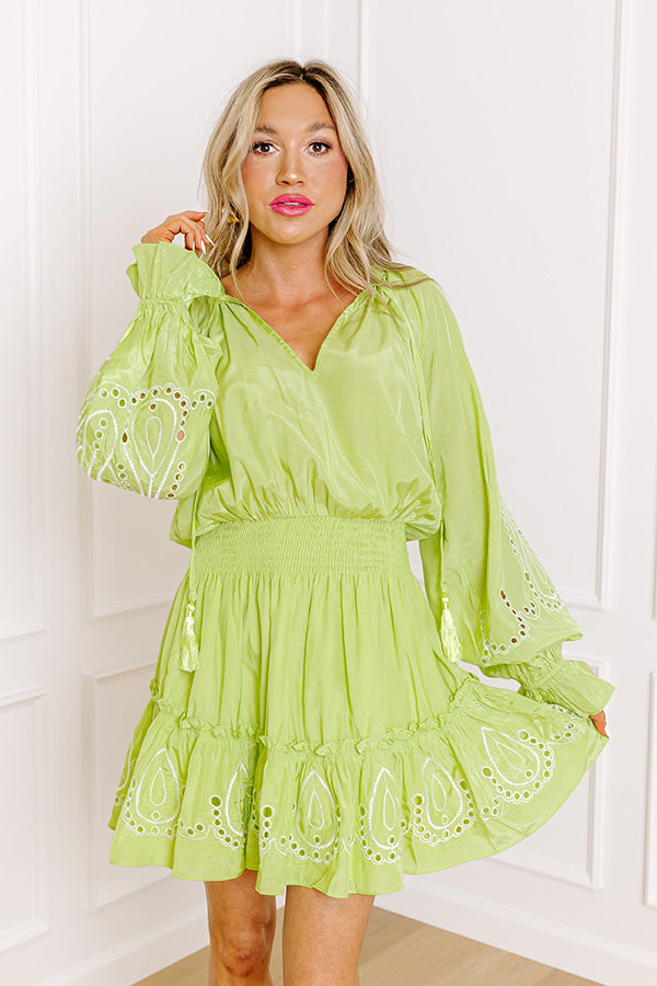 Key West Cutie Eyelet Mini Dress Image - 2