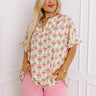 Cue The Sunshine Floral Shift Top Curves Image - 1