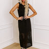 Paradise Path Crochet Maxi Dress in Black Image - 1