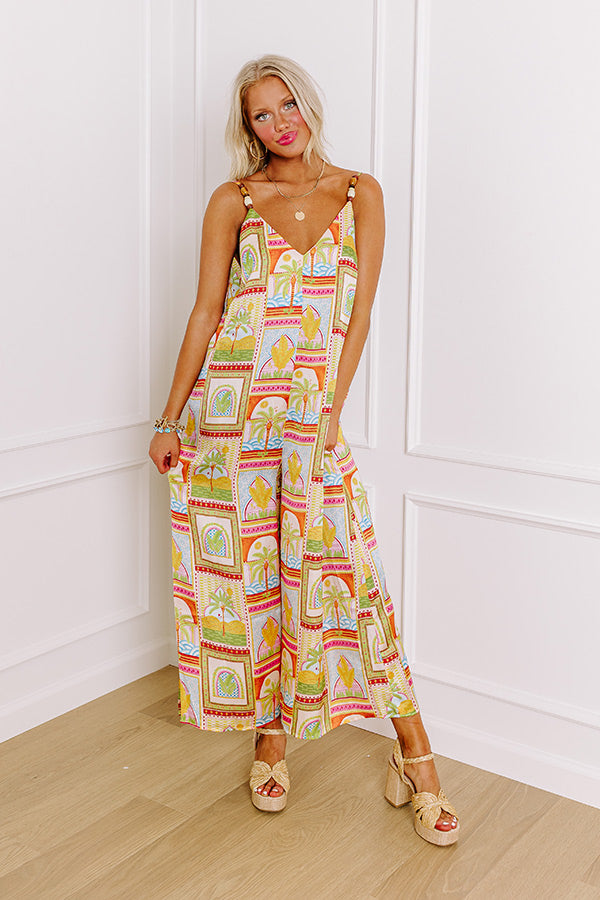 Island Spirit Satin Jumpsuit Image - 1