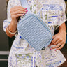 Sweet Pea Faux Leather Fanny Pack in Airy Blue Image - 1