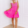 Total Crush Smocked Mini Dress in Pink Image - 1