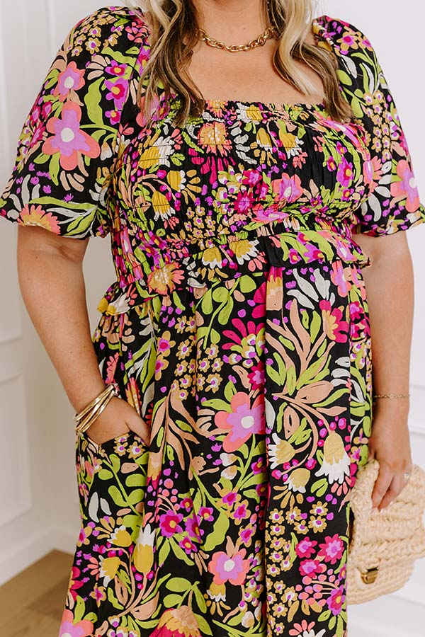 Wildflower Dreams Smocked Mini Dress Curves Image - 4