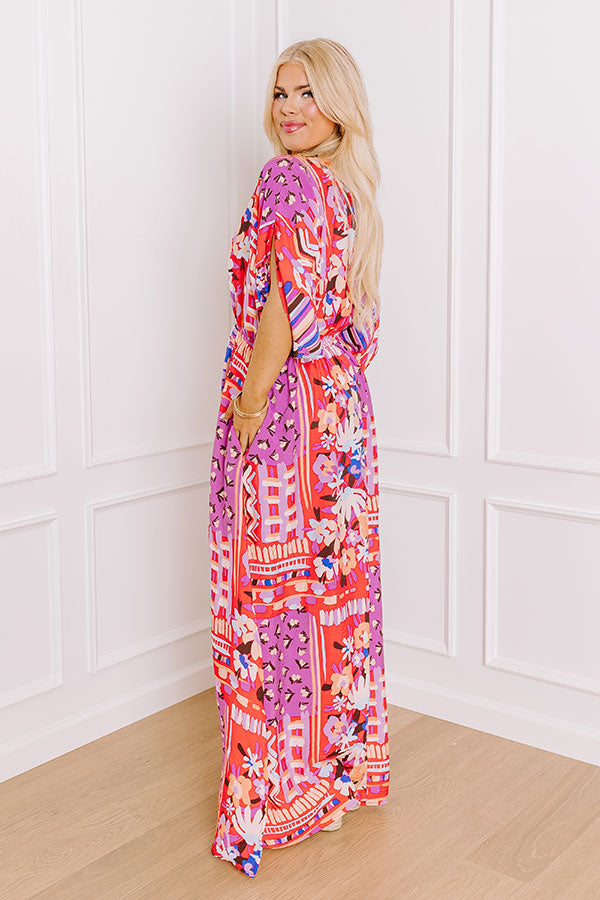 Peace and Petals Maxi Dress Curves Image - 4