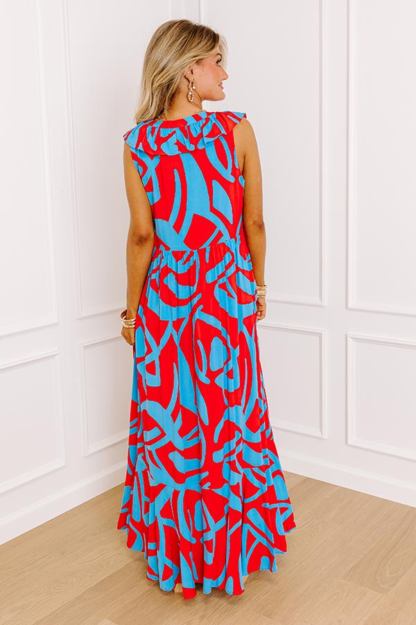Lively Laughs Maxi Dress Image - 4