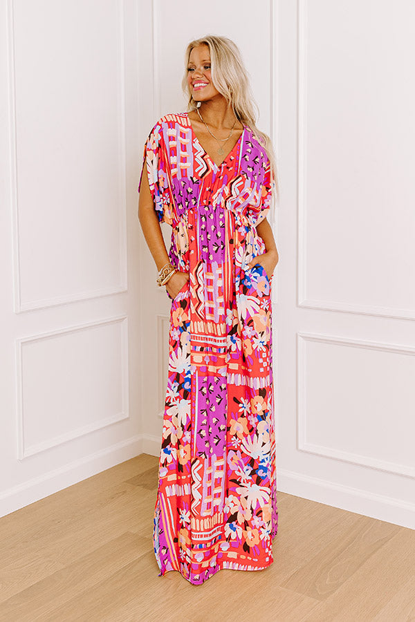 Peace and Petals Maxi Dress Image - 3