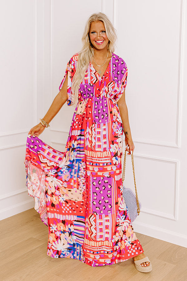Peace and Petals Maxi Dress Image - 1