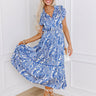 Riviera Rendezvous Satin Midi in Royal Blue Image - 1