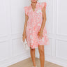 Hello Lovely Floral Dress In Blooming Dahlia Image - 1