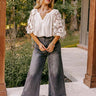 Boho Love Linen-Blend Shift Top in Light Oatmeal Curves Image - 1