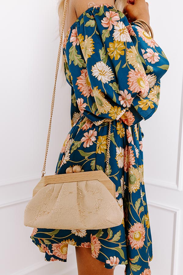 Vacay Ways Raffia Woven Purse Image - 2