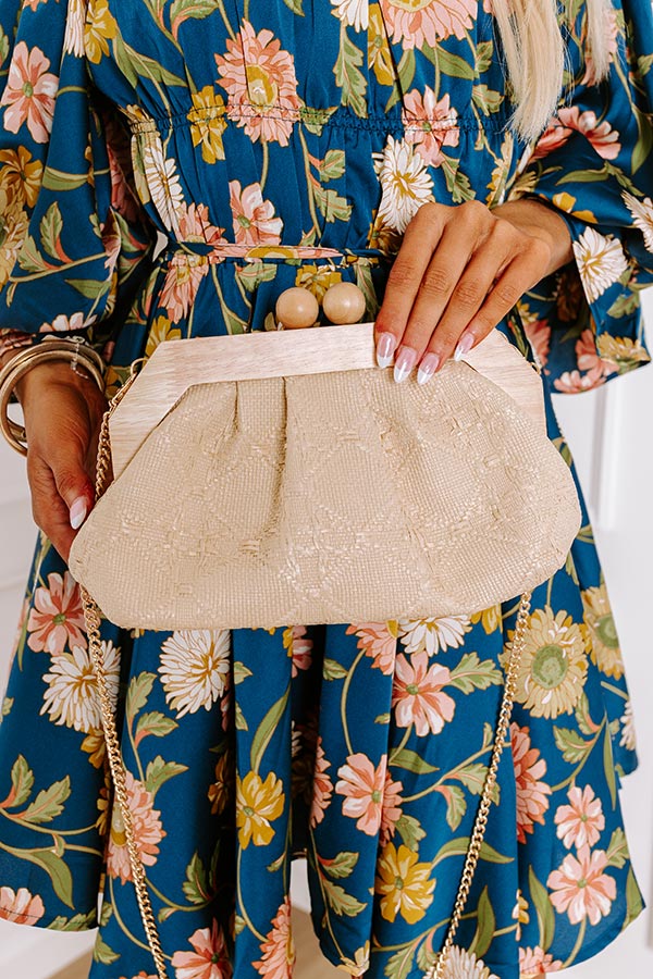 Vacay Ways Raffia Woven Purse Image - 1