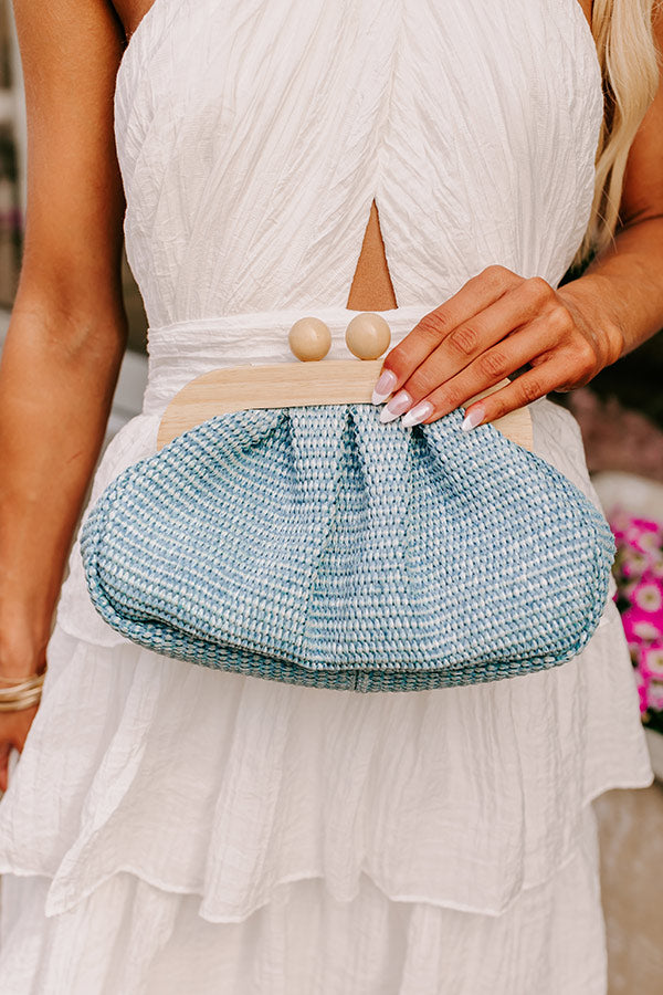Out And About Woven Purse in Blue Image - 2