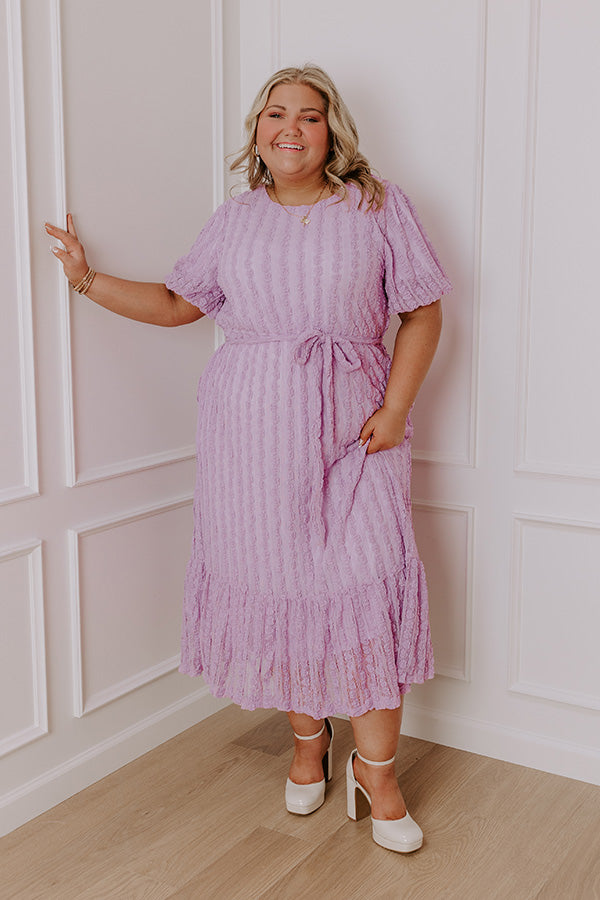 Sweet Melody Lace Midi Curves Image - 1