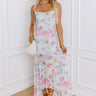 Gorgeous Views Floral Mesh Maxi Dress Image - 1