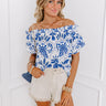 Venice Stroll Floral Shift Top Image - 1
