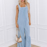 Downtown Nashville Denim Wide Leg Jumpsuit Image - 1