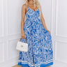 Vacay Villa Paisley Maxi Dress in Ocean Blue Image - 1